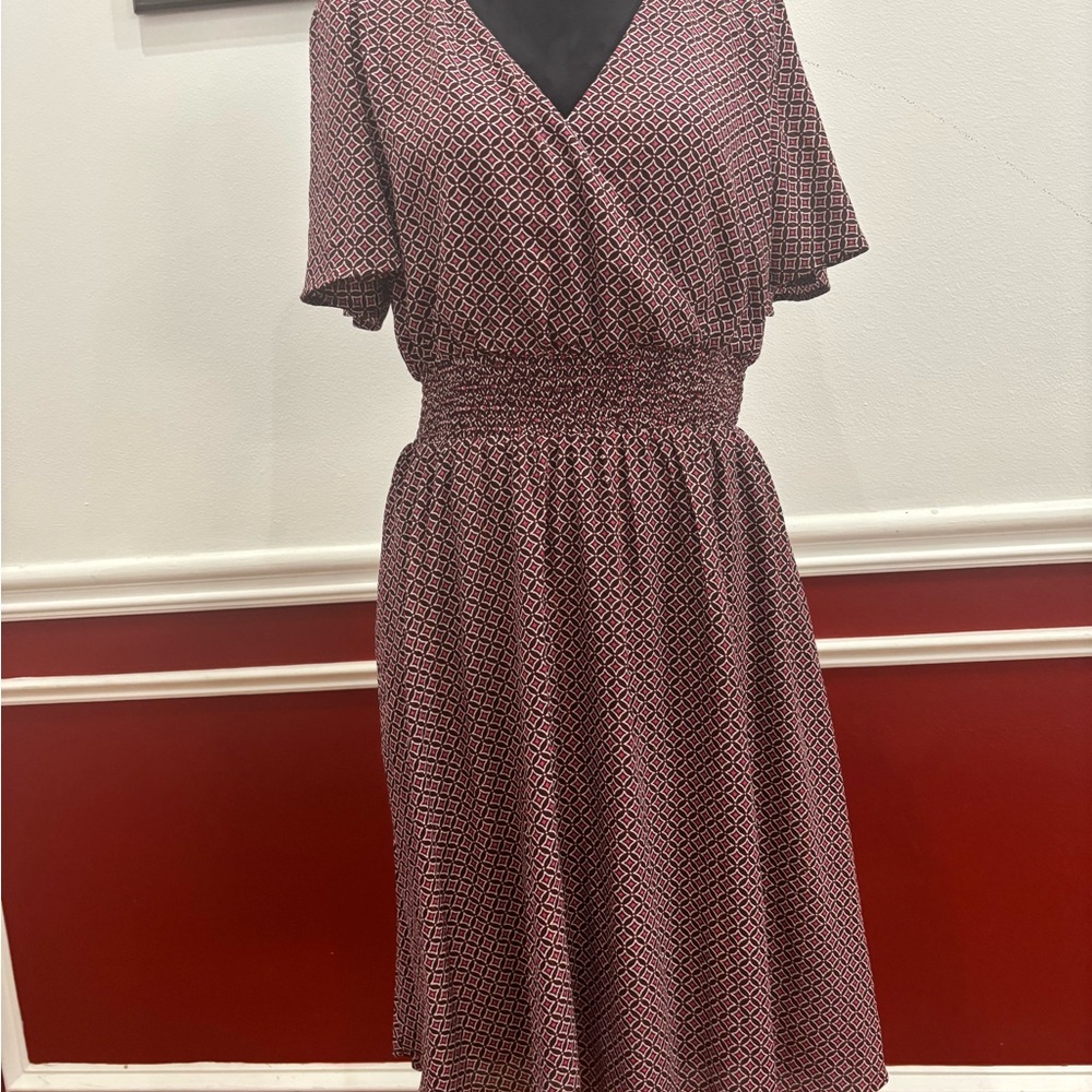 Geometric Patterned Dress